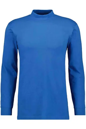 Ragman Shirt met staande kraag