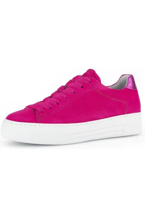 Gabor Plateausneakers Florence , vrijetijdsschoen, lage schoen, veterschoen met subtiele decoratieve stiksels