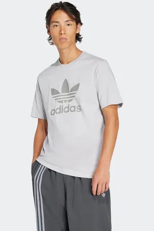 adidas T-shirt TREFOIL T-SHIRT Basic shirt met grote trefoil logoprint