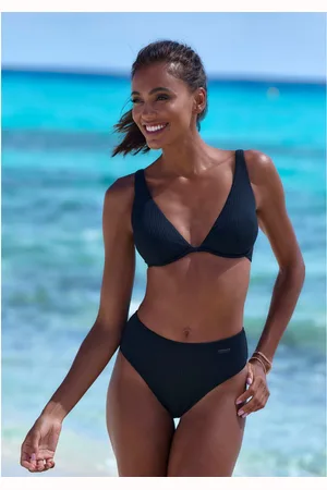 ELBSAND Beugelbikini van trendy ribstof