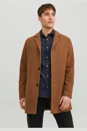 JACK & JONES Wollen jack JJZAC WOOL COAT