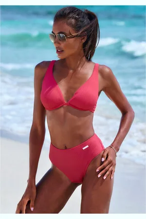 ELBSAND Beugelbikini van trendy ribstof