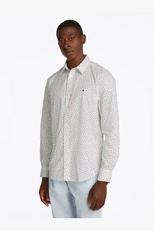 Tommy Hilfiger Overhemd met lange mouwen FLEX POPLIN AOP SF SHIRT