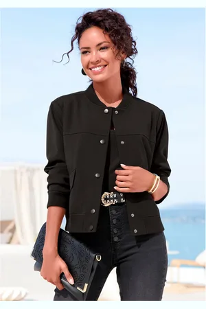 Lascana Bomberjack met drukknoopsluitingen, blousonjack, sportief-elegant