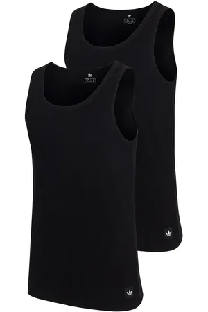 adidas Muscle-shirt met subtiel merklogo aan de zoom (Set van 2)