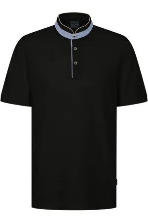 Bugatti Poloshirt met opstaande kraag