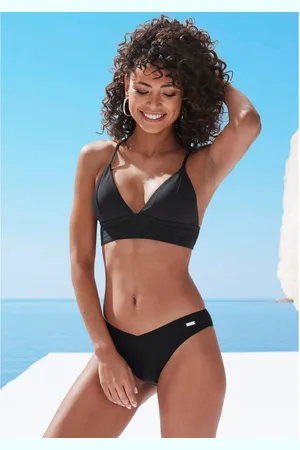 Venice Beach Bikinibroekje Lucky van geribbelde structuurstof