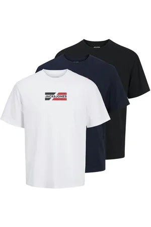JACK & JONES Shirt met korte mouwen JJECORP GRAPHIC TEE SS O-3PK MP NOOS (set, 3-delig)