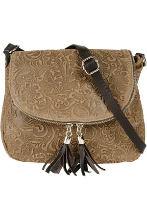 Samantha Look Schoudertas echt leer, made in italy