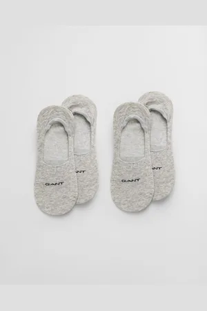 GANT Enkelsokken INVISIBLE SOCKS 2-PACK met siliconen inzetstuk op de hiel