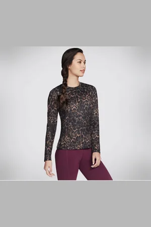 Skechers Shirt met lange mouwen Natural Cheetah
