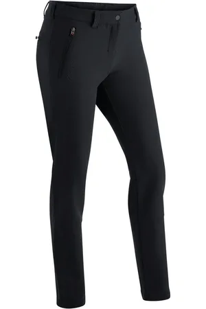 Maier Sports Functionele broek Helga slim warme dames outdoorbroek, robuuste wandelbroek, slim fit