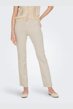 ONLY 7/8 jeans ONLANN-KENYA MW CR AK FLA ECRU DNM NOOS