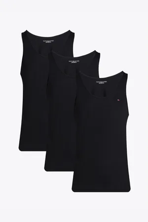 Tommy Hilfiger Tanktop 3P TANK TOP met logoborduursel (3-delig, Set van 3)