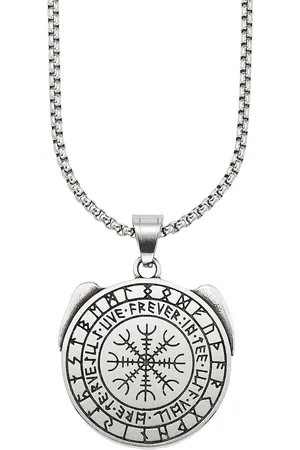 Bruno Banani Ketting met hanger Sieraad cadeau roestvrijstalen ketting met ronde hanger