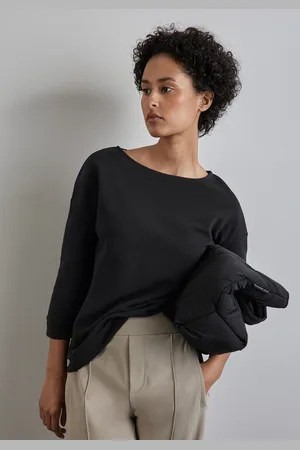 Street one Shirt met 3/4 mouwen in structuuroptica