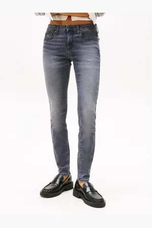 Tommy Hilfiger Skinny fit jeans Sophie Low Waist Skinny met logo-badge, in enkel-lengte