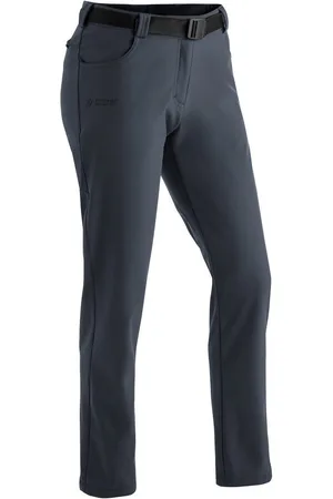 Maier Sports Functionele broek Perlit W warme dames softshell broek, winter outdoor broek, winddicht, regular fit
