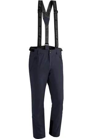 Maier Sports Skibroek Anton slim Heren sneeuwbroek met bretels, wind/waterdicht, slim fit