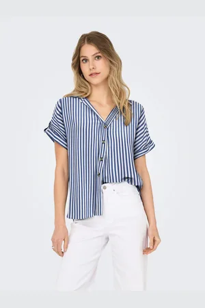 ONLY Blouse met korte mouwen ASMIN SHIRT S/S WVN NOOS