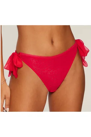 vivance collection String ANNA van licht transparant mesh in trendy leoprint, sexy lingerie