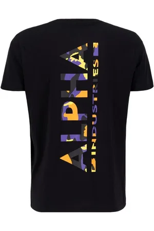 Alpha Industries T-shirt Men - T-Shirts Backprint T Camo Print
