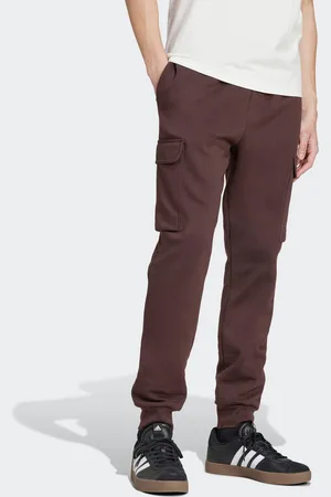 adidas Sportbroek ESSENTIALS FLEECE REGULAR TAPERED CARGOBROEK Joggingbroek cargo van zacht fleece-materiaal (1-delig)