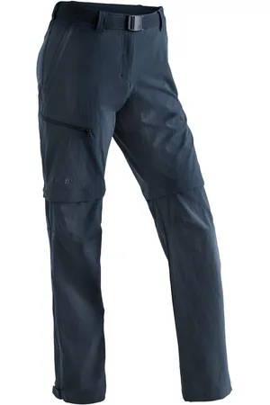 Maier Sports Functionele broek Nata Dames wandelbroek, afritsbare outdoorbroek, 3 zakken, regular fit