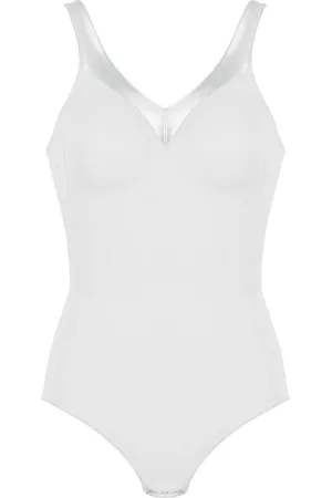 NATURANA Body Minimizer Body met contrastbeleg bij de hals (1-delig)