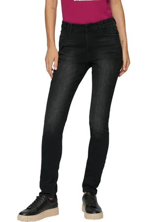 QS by s.Oliver Skinny fit jeans Izabell skinny, met sterke wassing