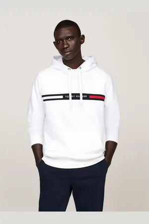 Tommy Hilfiger Hoodie HILFIGER CHEST INSERT HOODY met capuchon, kangoeroezak, logo-inscriptie