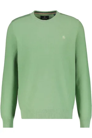 Lerros Gebreide trui ronde hals gebreide pullover