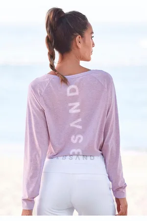 ELBSAND Longsleeve Tira met logoprint op de rug, shirt met lange mouwen, sportief-casual