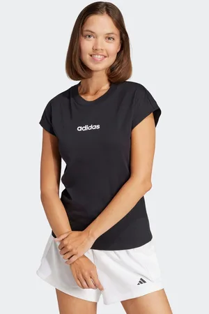 adidas T-shirt W LIN SJ T Basic T-shirt van zacht materiaal