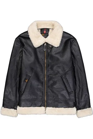 Alpha Industries Leren jack Men - Bomber Jackets B-3 Faux Leather