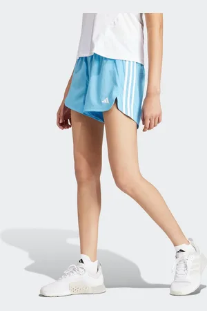 adidas Short PACER WVN HIGH Geweven trainingsshorts met hoge taille (1-delig)