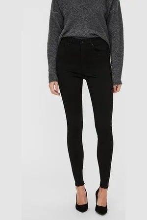 VERO MODA High-waist jeans VMSOPHIA van zachte modal