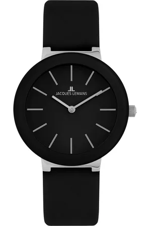 Jacques Lemans Kwartshorloge Monaco, 42-9A Polshorloge, dameshorloge, crystexglas, leren armband