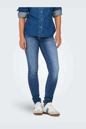 ONLY Skinny fit jeans ONLBLUSH MID SK DB WAIST DNM TAI BOX X