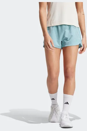 adidas Short PACER WVN HIGH Geweven trainingsshorts met hoge taille (1-delig)