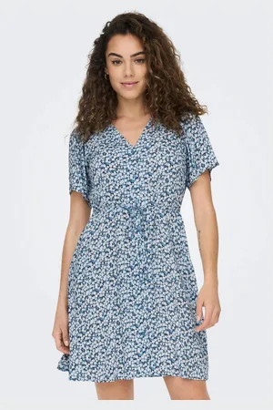 ONLY Mini-jurk ONLEVIDA S/S SHORT DRESS WVN NOOS