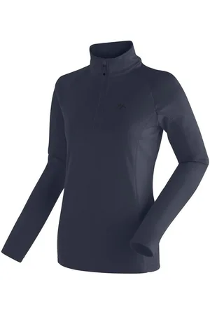 Maier Sports Fleecetrui EVA Dames fleece, functionele midlayer, half-zip, regular fit