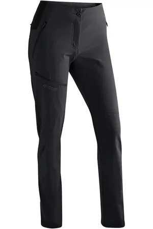 Maier Sports Outdoorbroek Latit Slim Vario W Dames wandelbroek, lange outdoorbroek, trekkingbroek slim