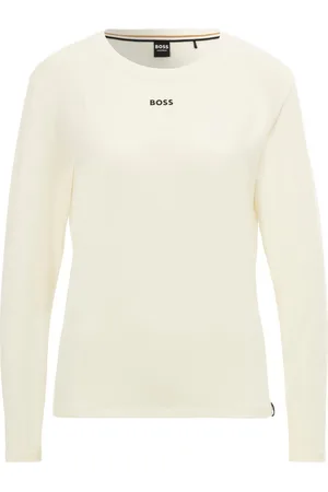 HUGO BOSS Shirt met lange mouwen met een ronde hals