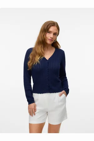 VERO MODA Vest VMLUXLIGHT POINTELLE LS V-HALS CARDIGAN