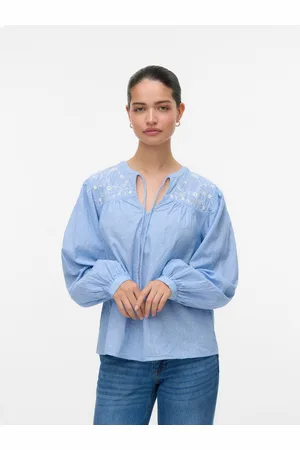VERO MODA Shirt VMNIKA LS TOP WVN GA NOOS