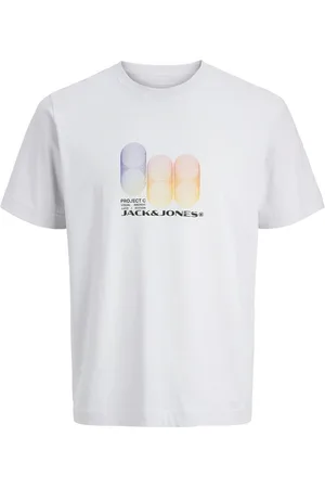 JACK & JONES Shirt met print JCOCALMA TEE SS CREW NECK FST PLS