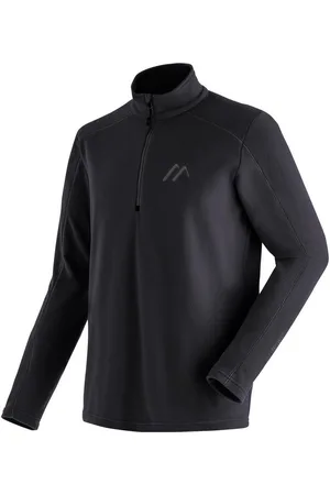 Maier Sports Fleecetrui Dennis Heren fleece, functionele midlayer, half-zip, regular fit