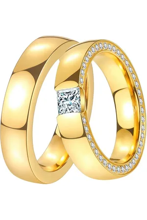 DOOSTI Trouwring Sieraden cadeau roestvrijstalen trouwring partnerring LIEBE