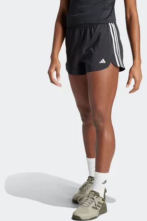 adidas Short PACER WVN HIGH Geweven trainingsshorts met hoge taille (1-delig)